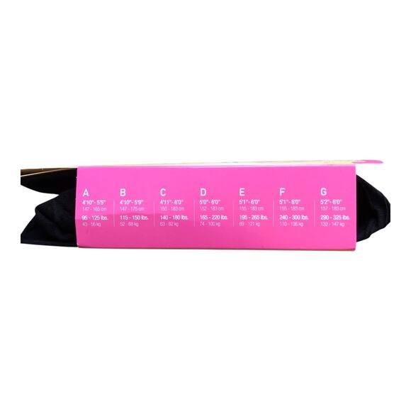 Spanx Star Power Center Stage Ribbed Row Patterned Shaping Tights Size C - Picture 9 of 14